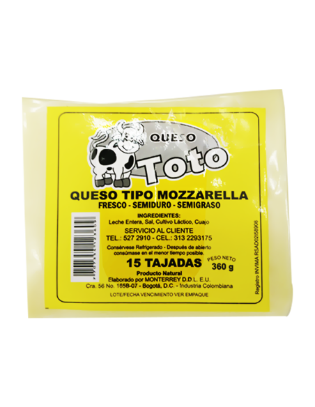 QUESO DEL VECCHIO 250 G BLOQUE MOZARELLA