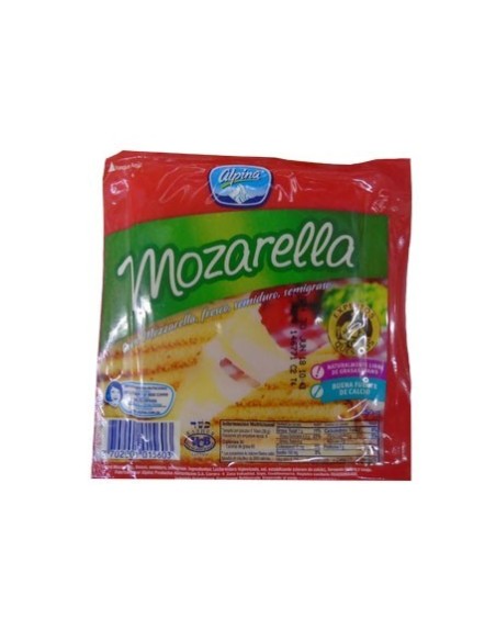 QUESO MOZARELLA ALPINA 250 GR ENTERO  