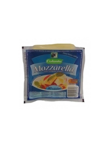 QUESO MOZARELLA TAJADO COLANTA 500 G