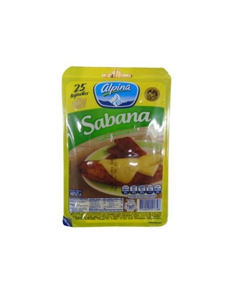 QUESO SABANA TAJADO ALPINA 25 TAJADAS