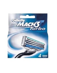 REPUESTO MACH GILLETTE 3  4 UNIDADES