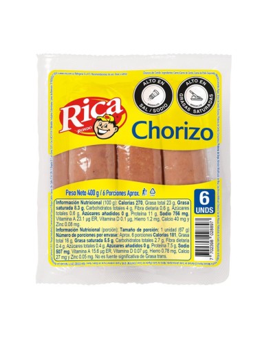 CHORIZO RICA 400GR