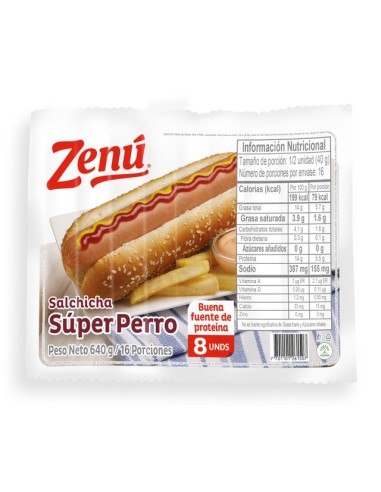 SALCH. SUPER PERRO ZENU 640 G