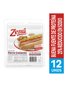 SALCHICHA PERRO CALIENTE ZENU  480 G 2