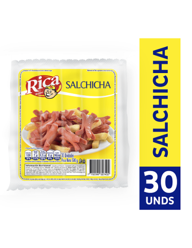 SALCHICHA RICA 500 G