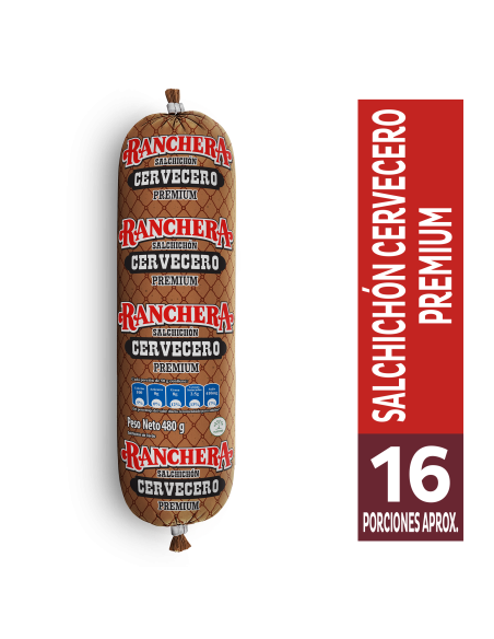 Salchichón Ranchera Cervecero Premium 48
