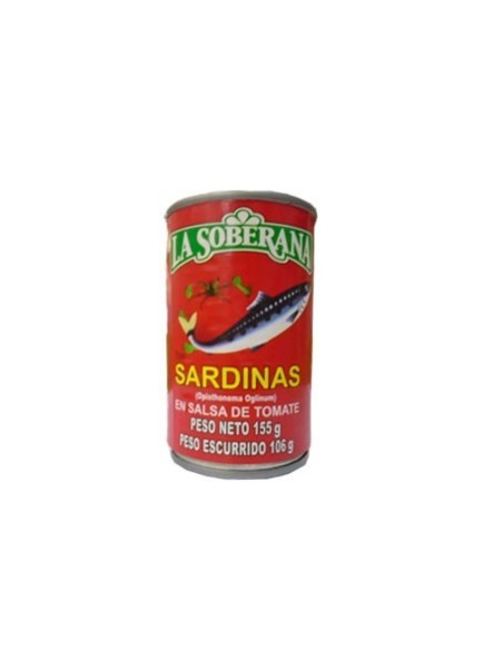 SARDINAS TOMATE SOBERANA  155 G