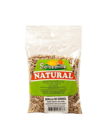 SEMILLA DE GIRASOL SOLSEMILLA 200 G