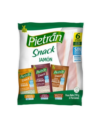 SNACKS PIETRAN  6 UNIDADES