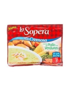 CREMA DE POLLO/VERD 3PORCION LA SOPERA