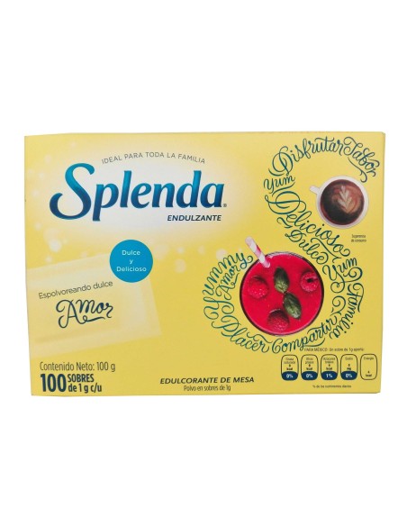 SPLENDA 100 SOBRES SPLENDA 100 SOBRES