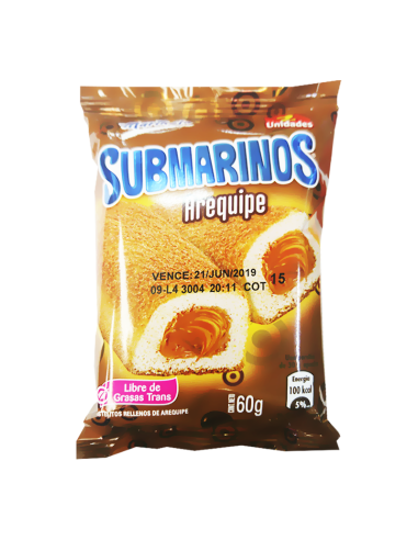 SUBMARINOS AREQUIPE MARINELA 60 G