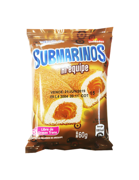SUBMARINOS AREQUIPE MARINELA 60 G