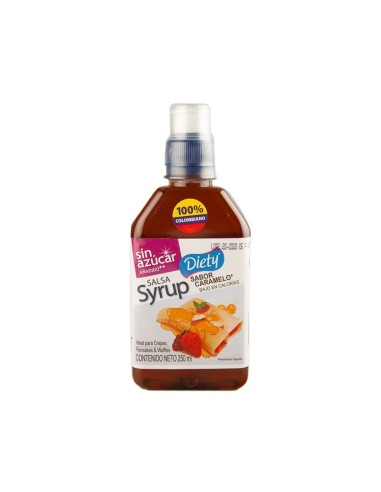 SYRUP SIN AZUCAR DIETY 250 ML