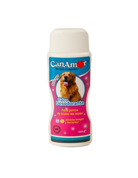 TALCO DESODORANTE PERROS CANAMOR 100 G