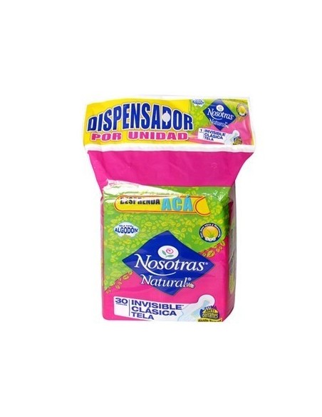 TOALLAS NOSOTRAS NATURAL 30 UND