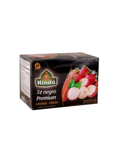 TE NEGRO PREMIUM HINDU 20 UNIDADES