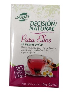TE PARA ELLAS JAIBEL 20 UNIDADES