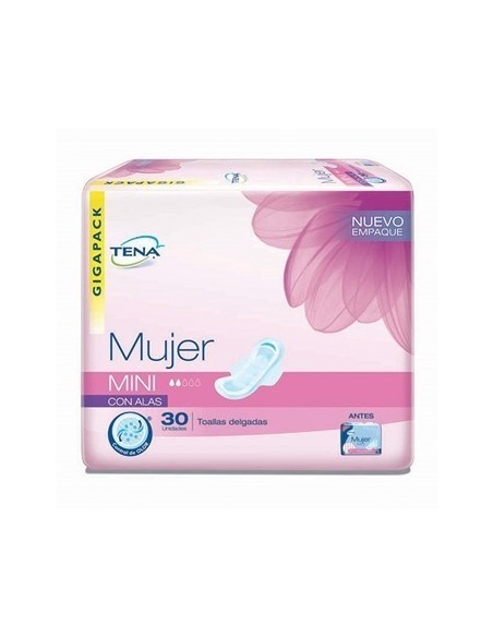 TENA MUJER MINI CON ALAS  30 UN