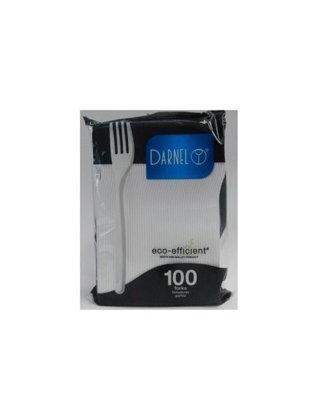 TENEDOR BLANCO DARNEL  100 UND
