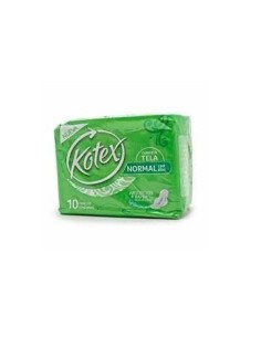 TOALLA KOTEX NORMAL CON ALAS 10 UND