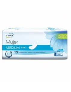 TOALLA TENA MUJER MEDIUM 10 UNIDADES