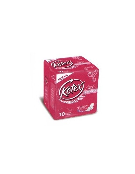 TOALLAS KOTEX ULTRAFINA 10  UNIDADES
