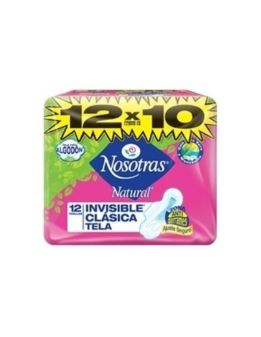 TOALLAS NOSOTRAS INVISIBLE CLASICA 10U