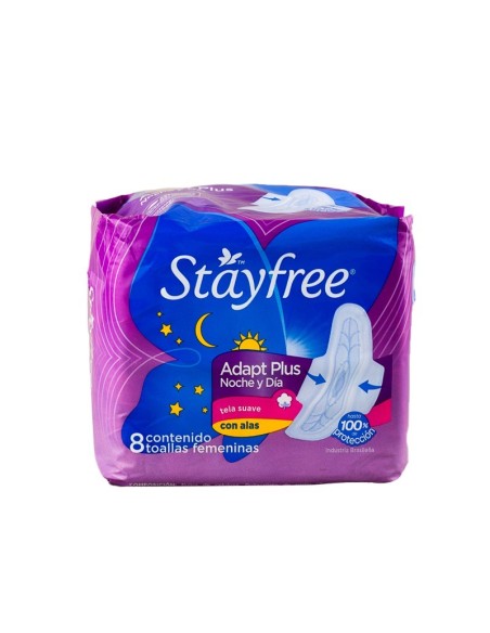 TOALLAS STAYFREE ADAPT PLUS DIA Y NOCHE 