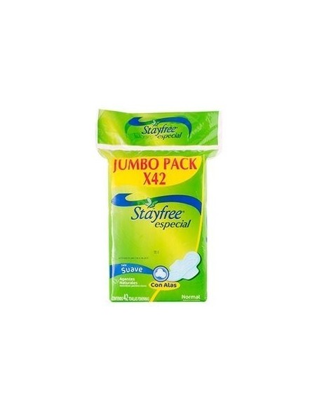 TOALLAS STAYFREE ESPECIAL PACK 42