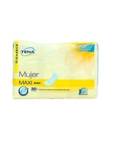 TOALLAS TENA MUJER MAXI 30 UNIDADES