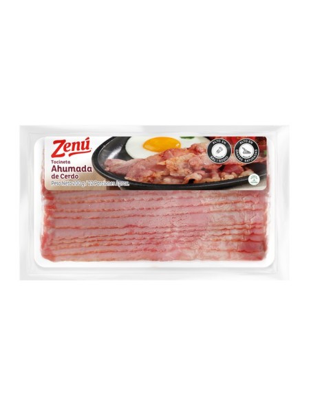 TOCINETA AHUMADA CERDO ZENU 200GR