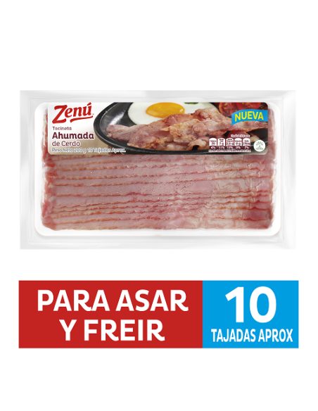 TOCINETA AHUMADA CERDO ZENU 200 G