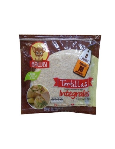 TORTILLA INTEGRAL BAMBI  8 UND