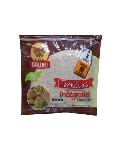 TORTILLA INTEGRAL BAMBI  8 UND