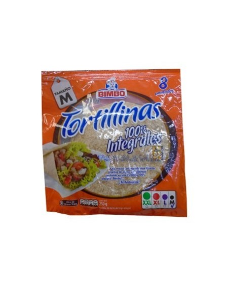 TORTILLA INTEGRAL BIMBO  8 UND