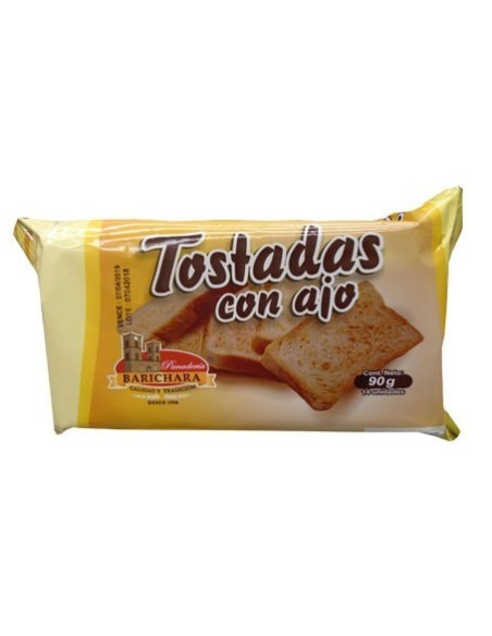 TOSTADA CON AJO BARICHARA  110 GM