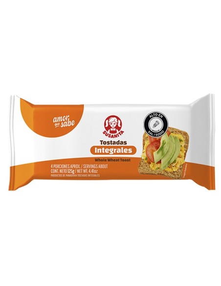 TOSTADAS INTEGRAL DESAYUNO SUSANITA 12 U