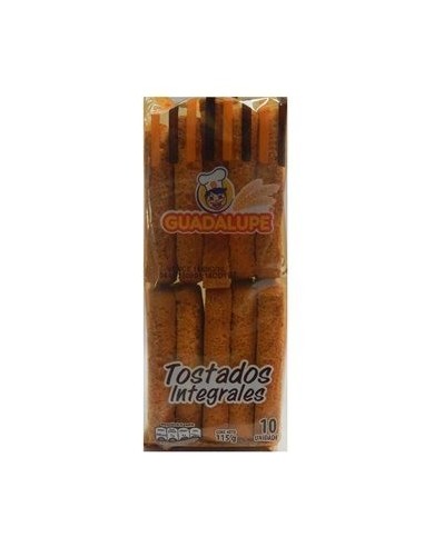 TOSTADA  INTEGR X10 GUADALUPE  115GR