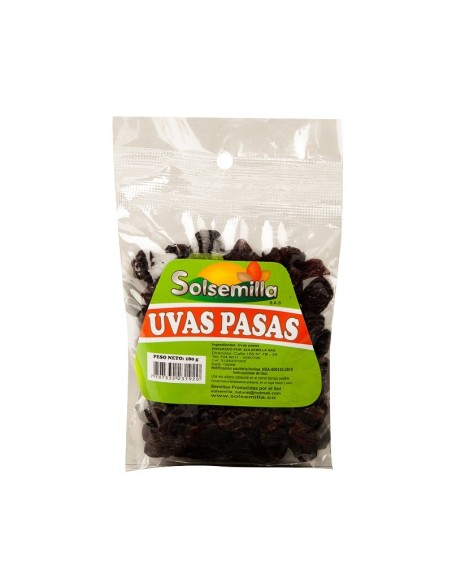 UVA PASA SOLSEMILLA 180 G