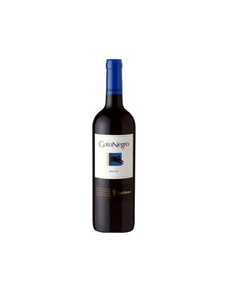 VINO MERLOT GATO NEGRO 750 ML