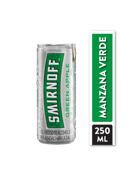 VODKA SMIRNOFF CREEN APPLE 250 ML