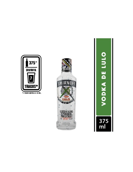 VODKA SMIRNOFF LICOR DE LULO 375 ML