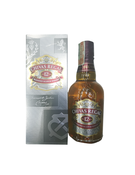 WHISKY CHIVAS REGAL 12 AÑOS 375 ML