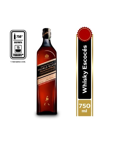 WHISKY JOHNNIE WALKER DOUBLE BLACK 700