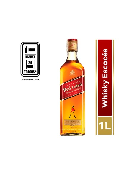 WHISKY RED LABEL LITRO