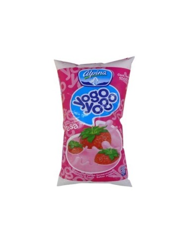 YOGURT YOGO YOGO FRESA ALPINA  1000 ML