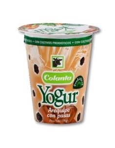 YOGURT AREQUIPE Y CON PASAS COLANTA