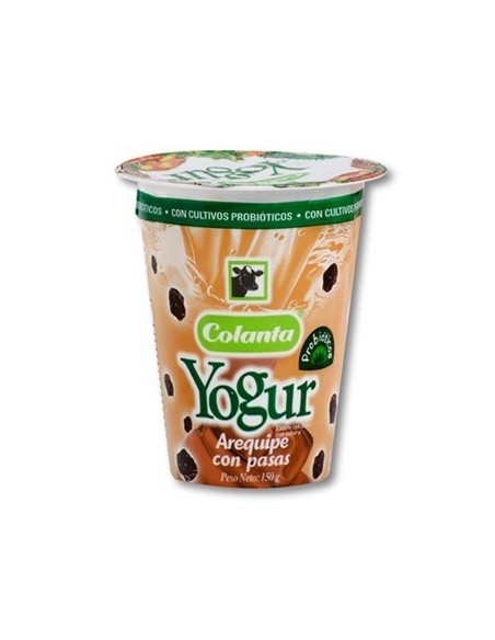 YOGURT AREQUIPE Y CON PASAS COLANTA  