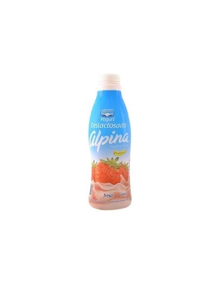 YOGURT DESLACTOS FRESA ALPINA 1000 G